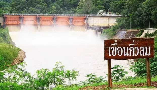 เขื่อนกิ่วลม ลำปาง ล่องแพชมทะเลสาบกลางหุบเขา อำเภอเมืองลำปาง