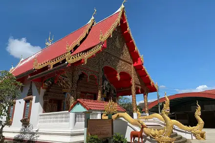 วัดปงสนุก ลำปาง วิหารพระเจ้าพันองค์ทรงจตุรมุขรางวัลอนุรักษ์ยูเนสโก